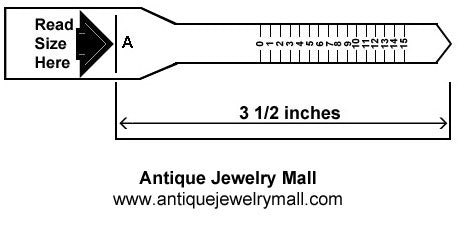 Printable Ring Sizer: Find Your Ring Size & International Ring Size Ch —  Antique Jewelry Mall